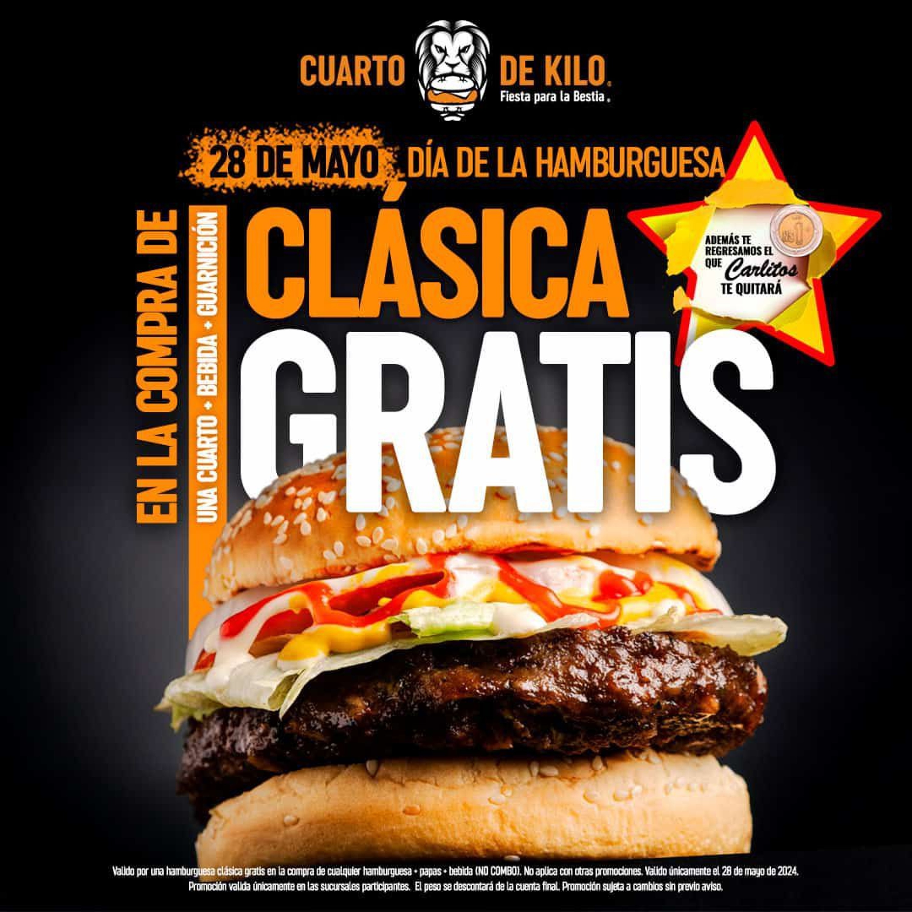 Hamburguesas GRATIS en #Cuartodekilo l Día de la hamburguesa episode artwork