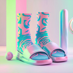 Socks and sandals