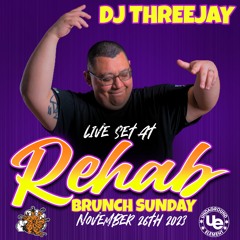 DJ THREEJAY - LIVE @ REHAB BRUNCH (Chicago Classics Mix)