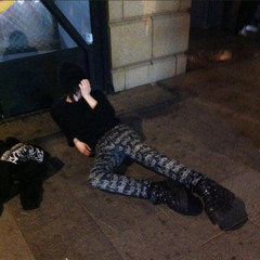 4am outside the rave
