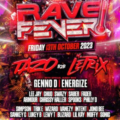DJ LEE JAY - MC TAZO B2B  MC LETRIX @ RAVE FEVER ON  FRIDAY THE 13TH OCTOBER