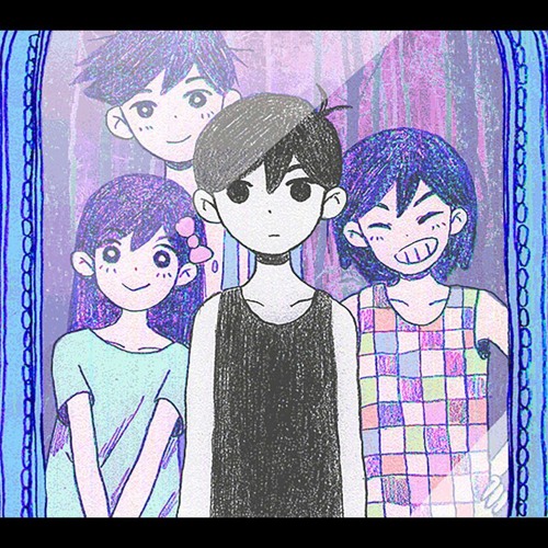 aubrey, kel, omori, hero, aubrey, and 5 more (omori) drawn by k_toast