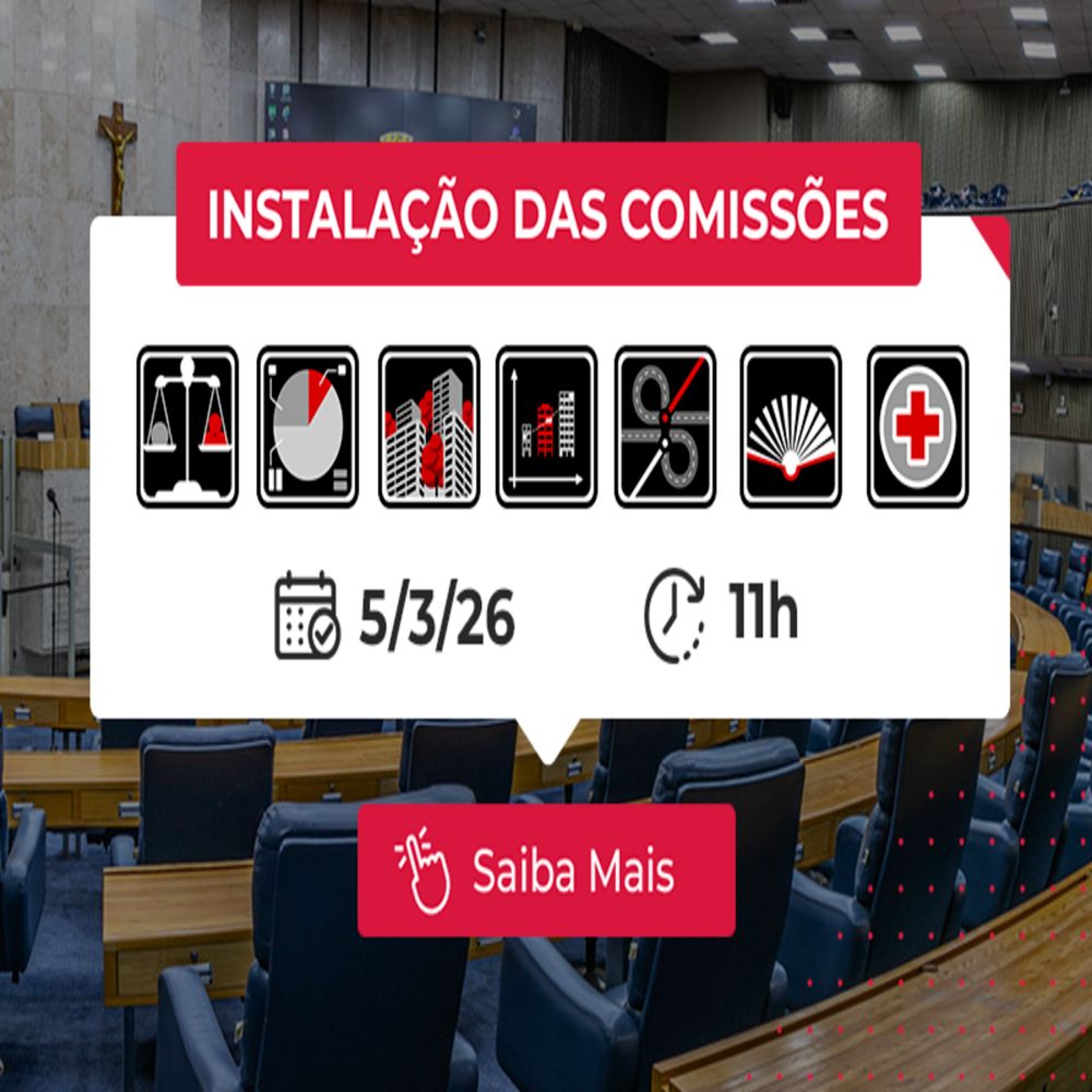 04.03.2026 = COMISSÕES PERMANENTES DA CÂMARA DE SP SERÃO INSTALADAS NESTA 5ª FEIRA episode artwork