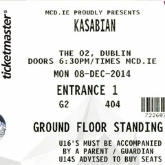 Kasabian - Vlad The Impaler - The O2; Dublin 8th December 2014 [johnky MASTER]