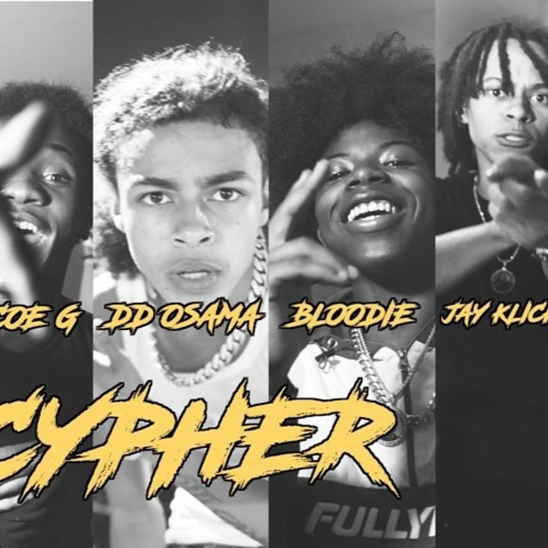 Listen to OY ONE MIC CYPHER (DD OSAMA , DUDEYLO , BLOODIE , ROSCOE G , LIL MIZZY , JAY KLICKIN ) by NYC Drill Entertainment in Related tracks: C'Mere (feat. Jay Listen to OY ONE MIC CYPHER (DD OSAMA , DUDEYLO , BLOODIE , ROSCOE G , LIL MIZZY , JAY KLICKIN ) by NYC Drill Entertainment in Related tracks: C'Mere (feat. Jay