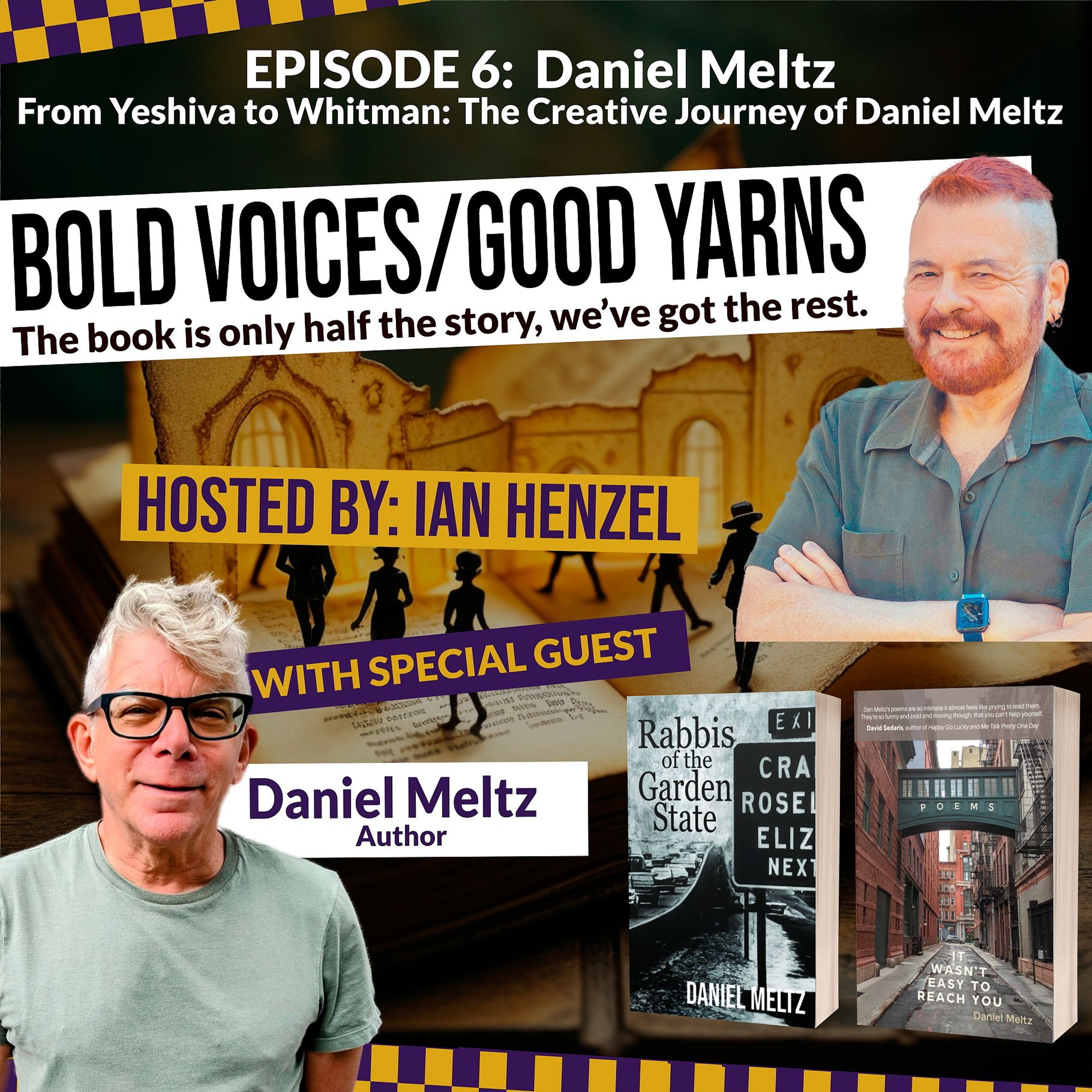 cover of episode Daniel Meltz - From Yeshiva to Whitman: The Creative Journey of Daniel Meltz - Ep 6