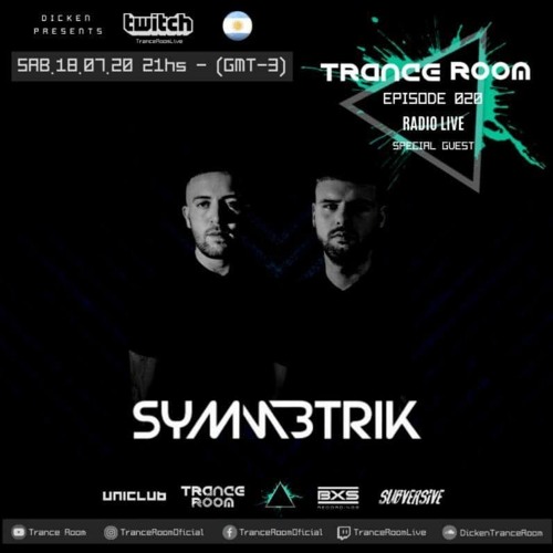 Stream Live @ Trance Room (Argentina) 18/07/20 by Symmetrik | Listen online  for free on SoundCloud