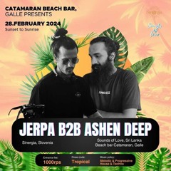 Jerpa B2B Ashen Deep LIVE at Galle, Sri Lanka | SOUNDS OF LOVE EP 039