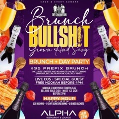 BRUNCH & BULLSH*T SUNDAYS ALPHA LOUNGE 4.3.22 'LIVE AUDIO'  @DJLINKZNYC