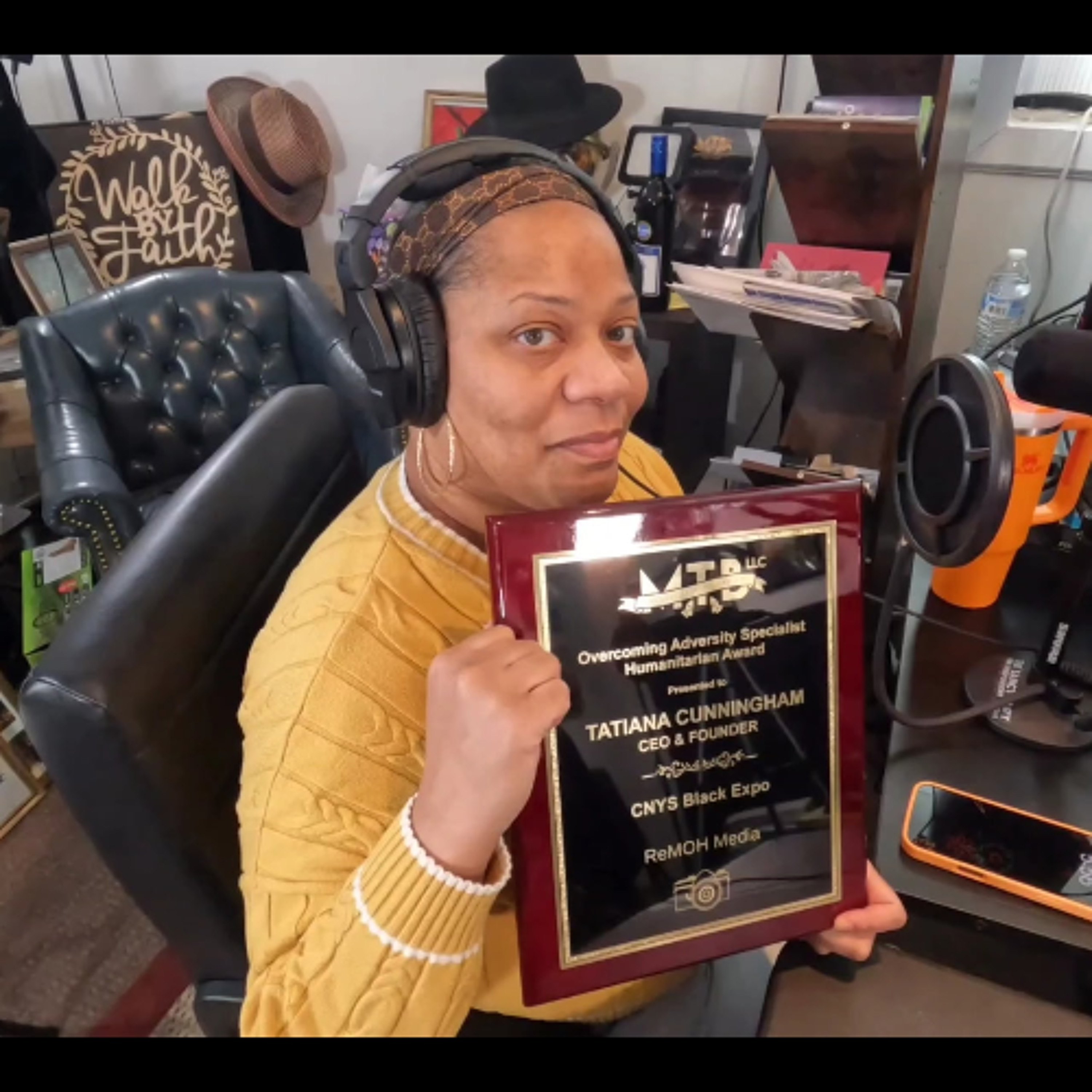Tatiana Cunningham talks about the CNYS Black Expo 2025 episode artwork