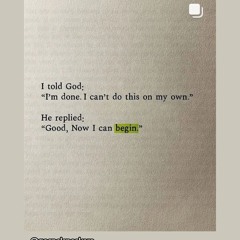 Can't do without you