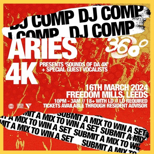Aries & 4K 360 (LEEDS) comp mix // COOKIE TEE