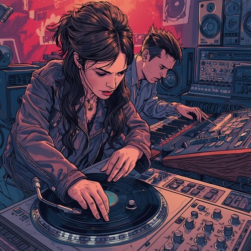 Hybrid Set of Analogue Drum Machines & Vinyl by Somnambule & Lisa Cropp