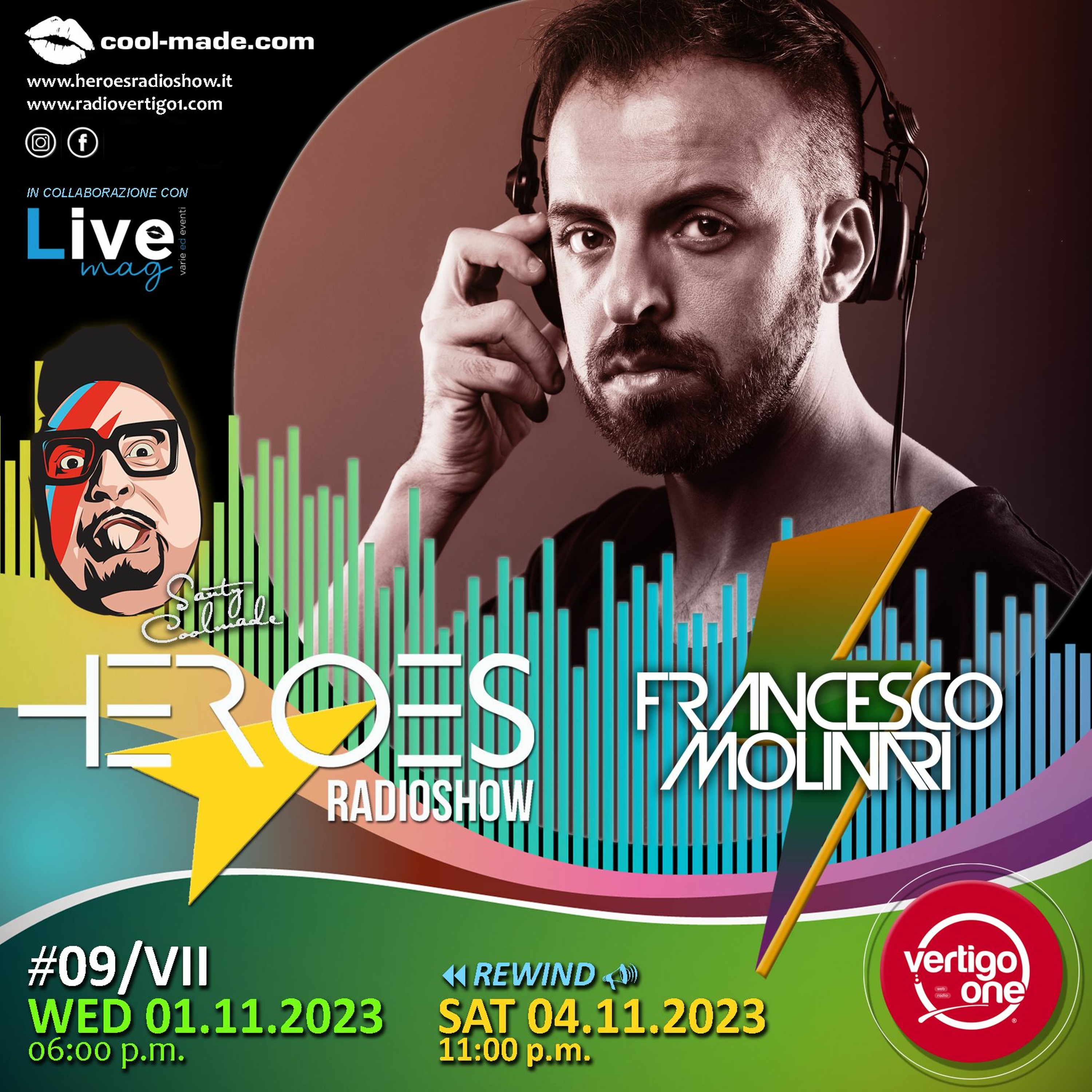 09/2023-24> HEROES RadioShow - Special Guest  FRANCESCO MOLINARI episode artwork