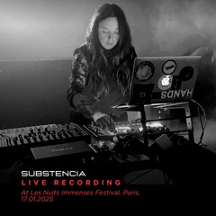Substencia Live at Les Nuits Immenses Festival, Paris 2025