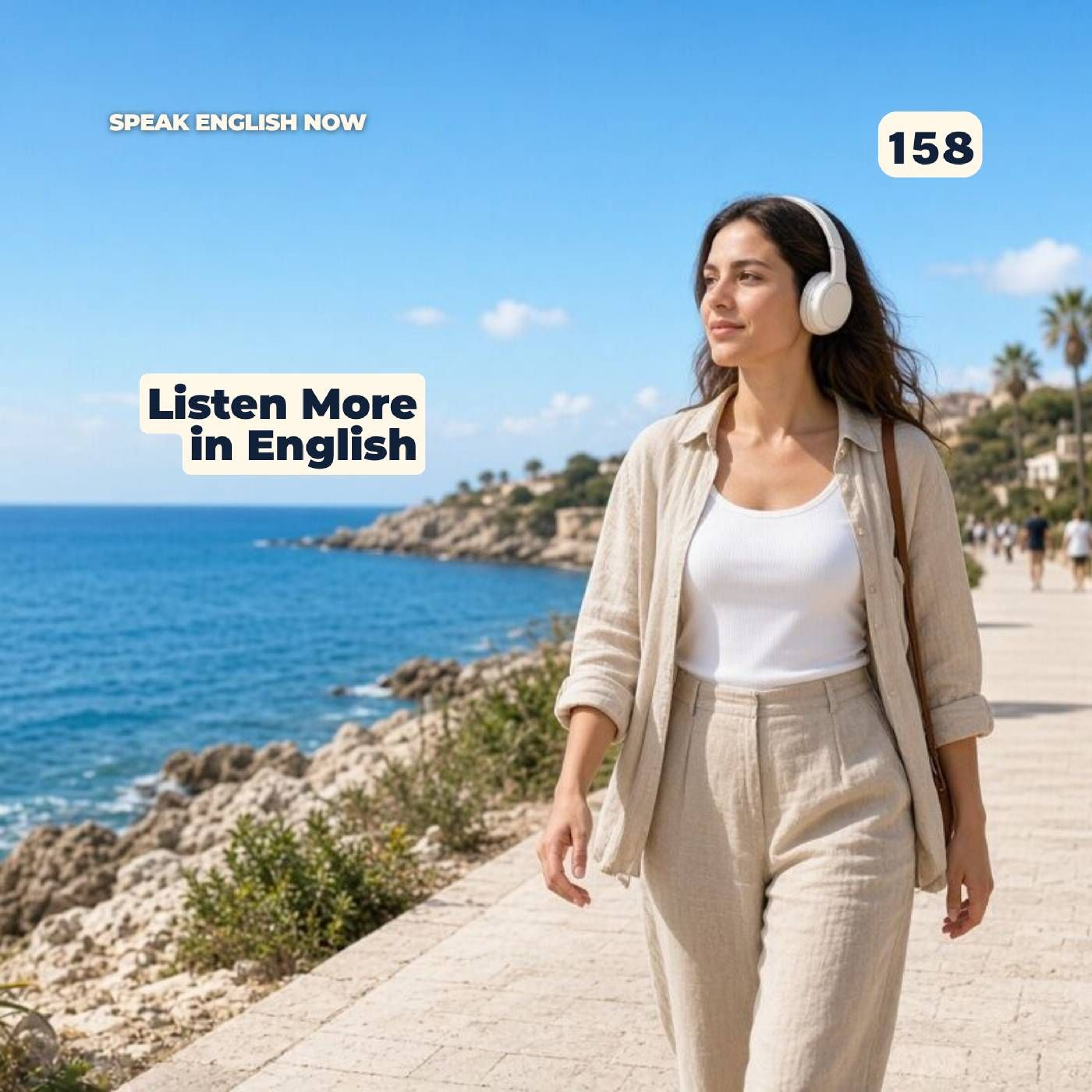 #158 How to LISTEN more in English? ESL episode artwork