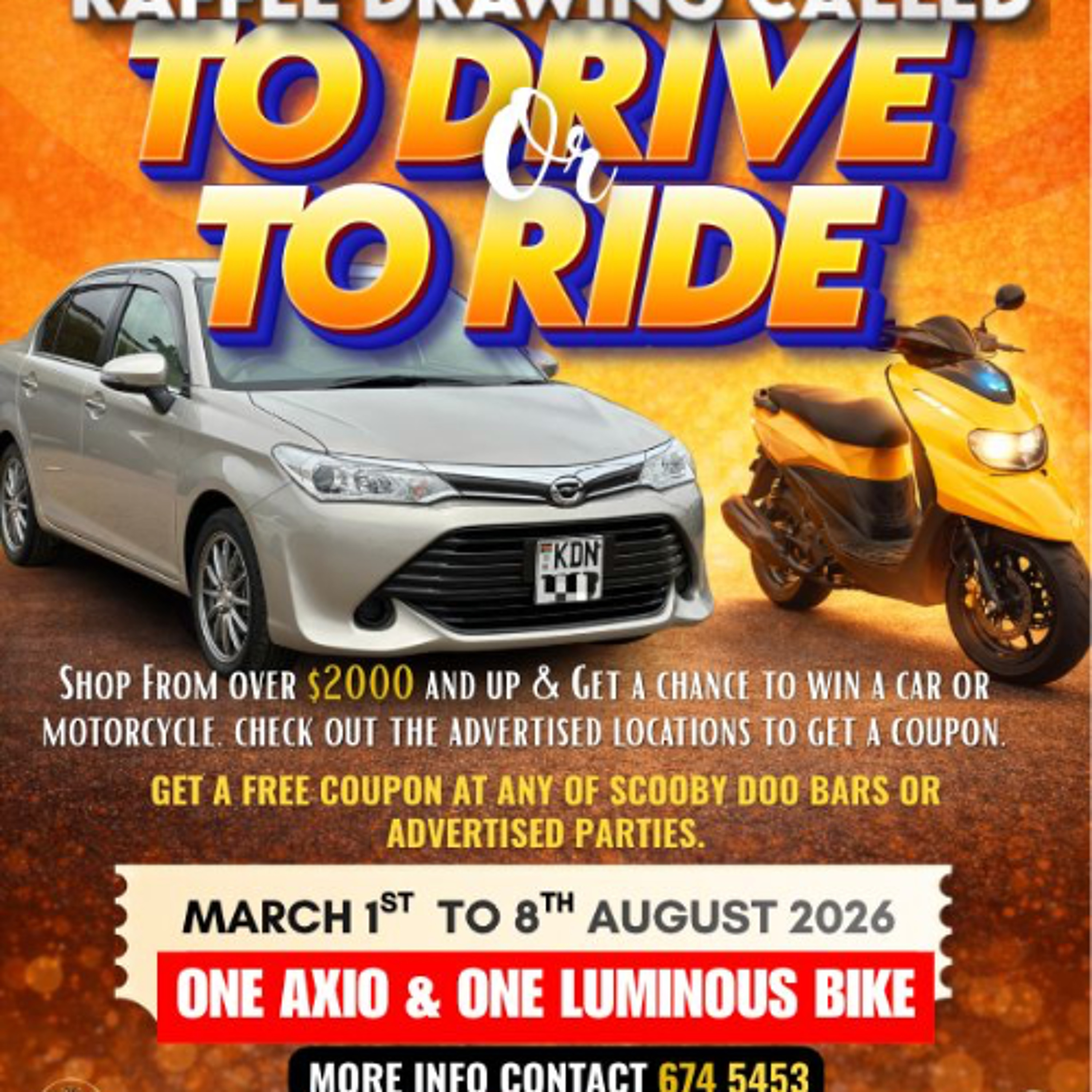 TO DRIVE OR TO RIDE RAFFLE PROMO UPDATE BY BIGPAPA & DJ ACE
