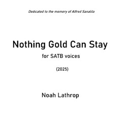 Nothing Gold Can Stay