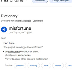 Misfortune [Cover]