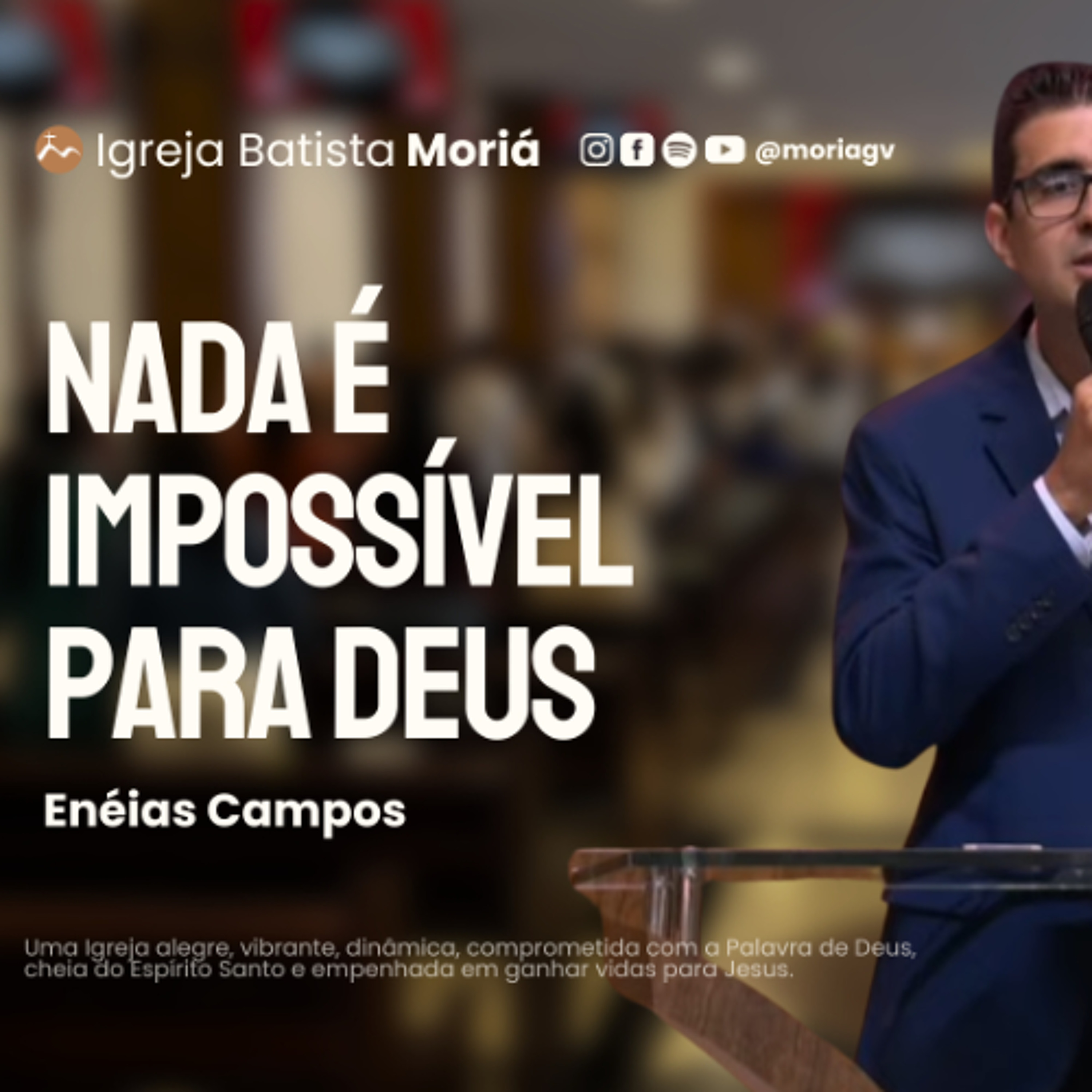 Nada é impossível para Deus - Enéias Campos - Culto da Vitória [07.01.2026]