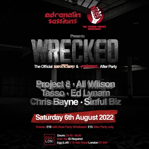 Adrenalin Sessions 169. Live from Egg London. Project 8, Ed Lynam