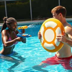 Poolside Lovers