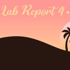 Lab Report 4 Mixtape [2020]