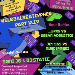 Today's Future Sound #GlobalBeatCypher Part XLIV Sample Pack (Curated By Creeasian)