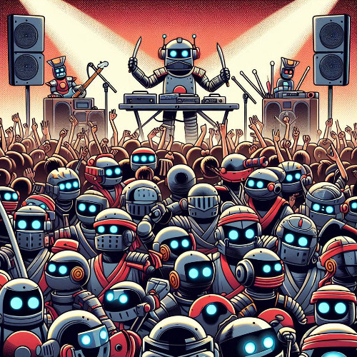 Robot Samurai Mini Mix