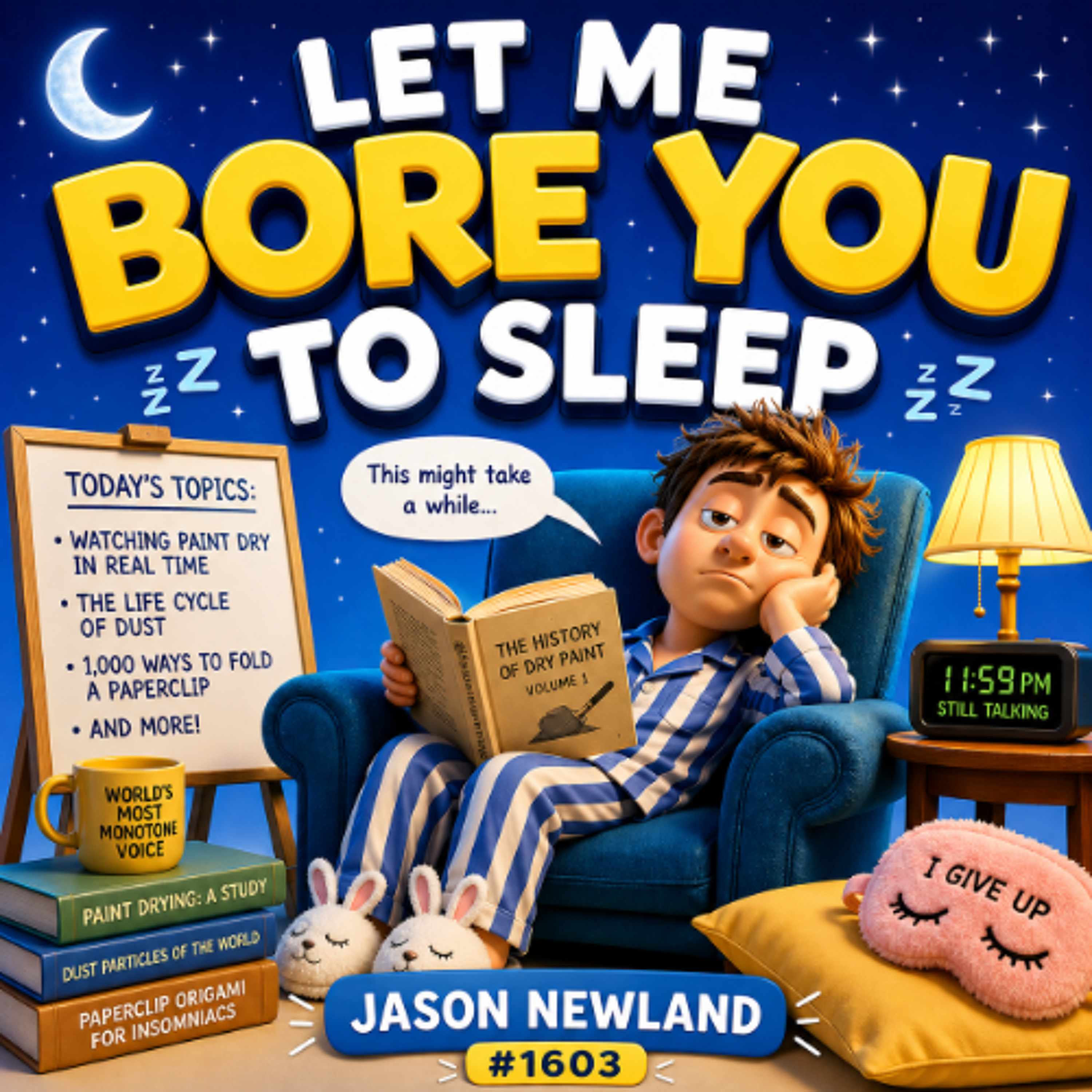 (Long  Voice Only) #1603 Let me bore you to sleep  Jason Newland  29th April 2026