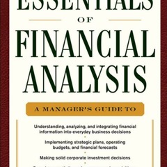 Read The Essentials of Financial Analysis Full