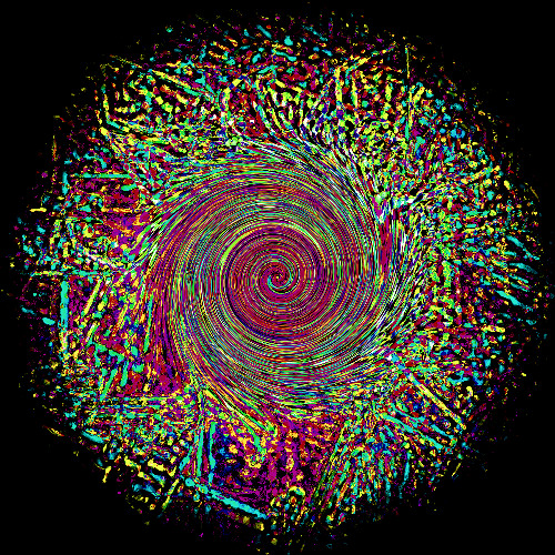 Eclectic current – Fragments of the planet remain visible
