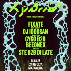 DJ Iodosan @ Hybrid 18 03 23 - CS Rivolta