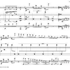 Breish Glay - for trio - Alto saxophone, electric guitar & percussion (2025)