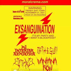 dj interior semiotics live @ moral crema presents exsanguination 11-27-2021