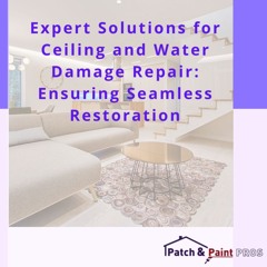 Ceiling and Water Damage Repair
