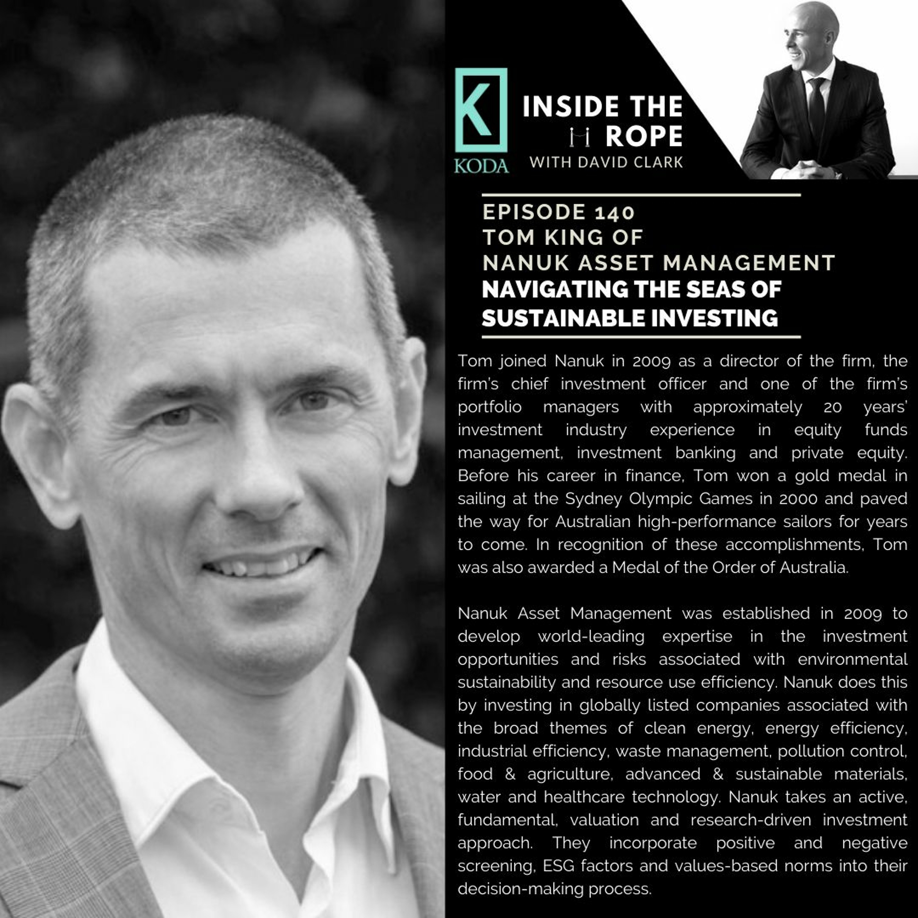 Ep 140: Tom King - Navigating the seas of sustainable investing