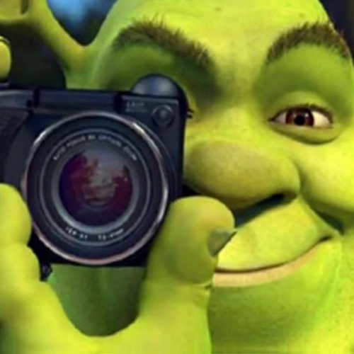 Шрек с фотоаппаратом