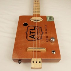 ATL Good Trouble 3 String Cigar Box Guitar CBG #2489