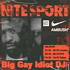 Nite Sport: Big Gay Idiot DJ - 140822