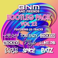 BNM & Friends 22 - Bootleg/Mashup/Edit Pack - 25 Tech House, Electro House, Deep House Tracks