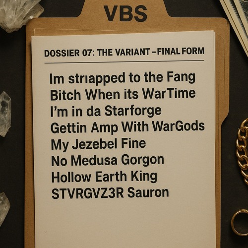 DOSSIER 07- THE VARIANT By STVRGVZ3R: Prod: @Iceboy