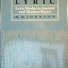 Download⚡️ The idea of lyric: Lyric modes in ancient and modern poetry (Eidos)