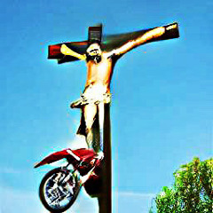 O Dirtbikes to Heaven, Yon Skateboards to Hell.