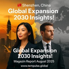 🇨🇳 Shenzhen, China Global Expansion 2030 Insights! Magazin-Report August 2025: