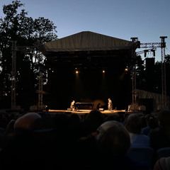 Nick Cave and Colin Greenwood - Cosmic Dancer (live at Sigulda castle) with some intro