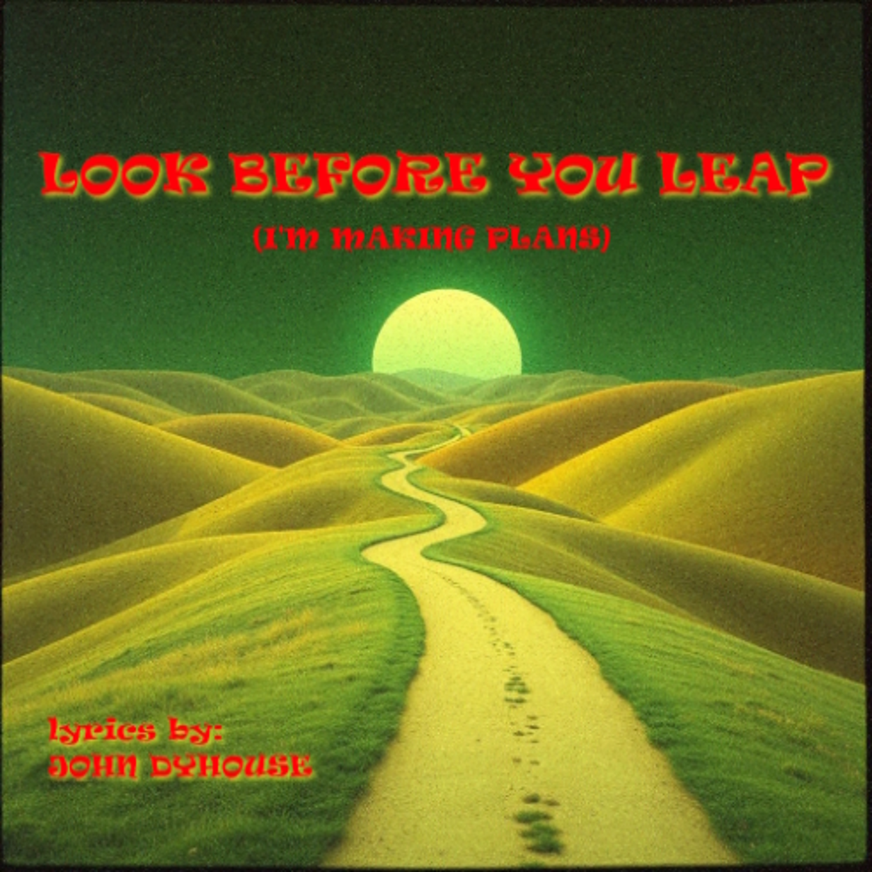Look Before You Leap (I'm making plans)