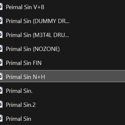 Primal Sin (perfect loop)
