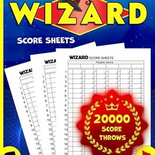 Stream episode pdf wizard score sheets wizard card game 120 large