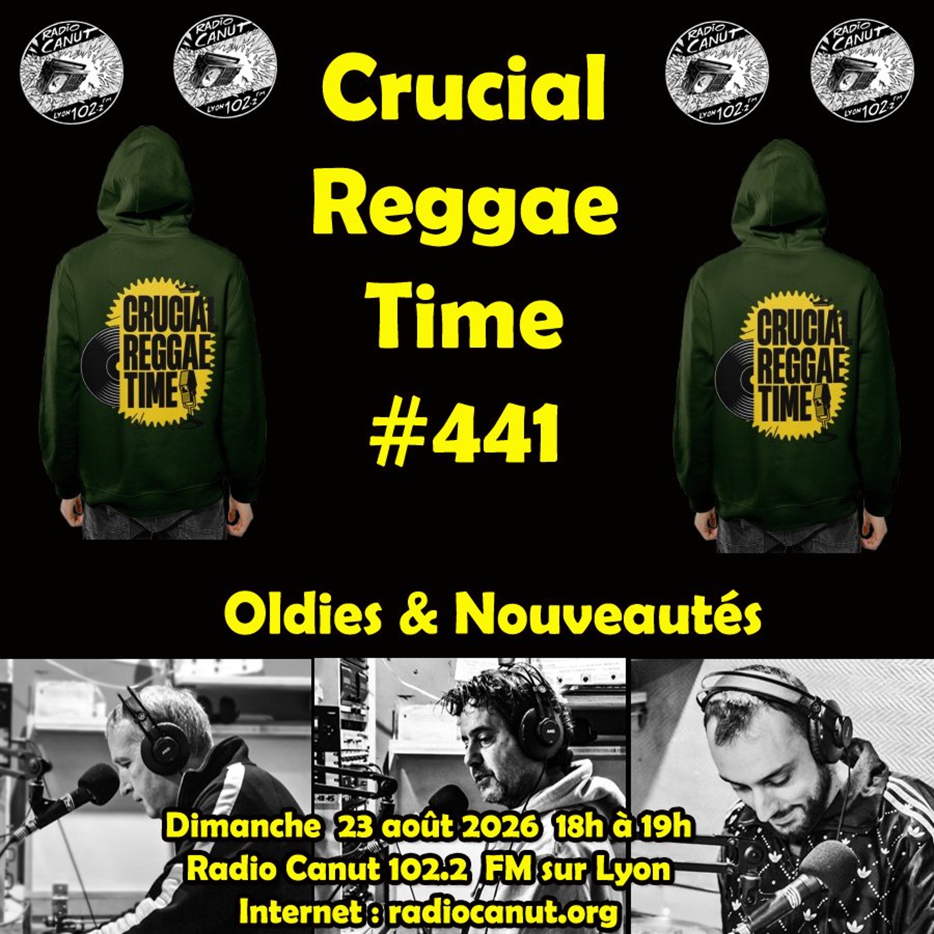 Crucial Reggae Time #441 Oldies & Nouveautés 23082026
